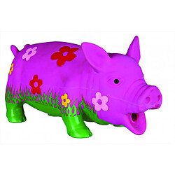 Cochon en latex avec motifs fleurs pour chiens Trixie 