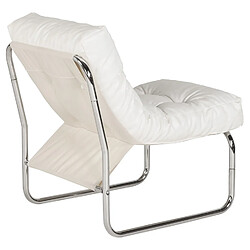 Alterego Fauteuil lounge 'LOFT' blanc pas cher