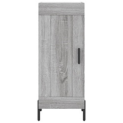 Maison Chic Buffet,Meuble de Rangement,commode pour salon,Cuisine Sonoma gris 34,5x34x90 cm Bois d'ingénierie -MN65845 pas cher