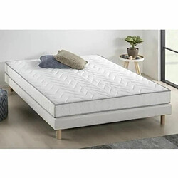 Avis DEKO DREAM Sommier + matelas mousse ferme à mémoire de forme 140 x 190 x 16 cm