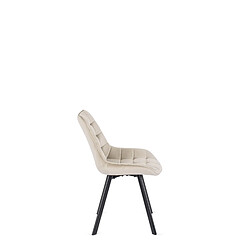 Avis Vivaldi Chaise RICK Beige Velours