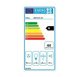 Hotte standard Teka 8421152130780 90 cm 603 m3/h 67 dB 278W Blanc