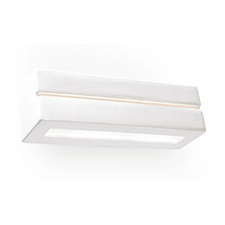 Luminaire Center Applique murale VEGA LINE céramique blanc 1 ampoule Matériau : céramique  Coloris : blanc   Dimensions en Cm : 32 x 9 x 9  Nombre d'ampoules : 1  Type d'ampoule : E27  Puissance en Watts (W) : 60  Ampoules incl