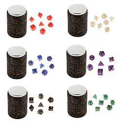 dés multifaces Dés polyédriques Dice Cups