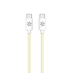 Câble USB-C Celly USBCUSBCCOTTYL Jaune 1,5 m