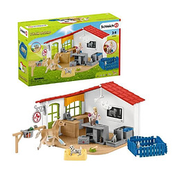 SCHLEICH - Cabinet veterinaire avec animaux Clinique vétérinaire avec animaux domestiques