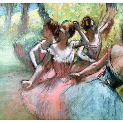 Ravensburger - Puzzle 1000 pièces Art collection - Quatre ballerines sur la scène / Edgar Degas