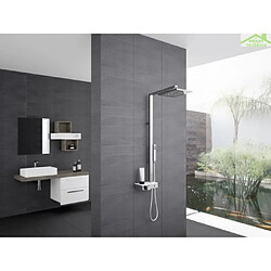 Colonne de douche thermostatique NOVELLINI FLOW 116 cm en chrome