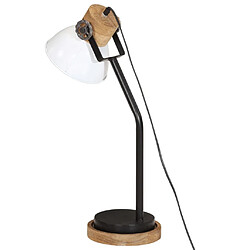 Acheter vidaXL Lampe de bureau 25 W blanc 18x18x60 cm E27