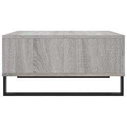 Acheter vidaXL Table basse sonoma gris 60x60x30 cm bois d'ingénierie