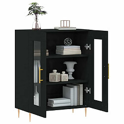 Acheter Maison Chic Buffet,Meuble de Rangement,commode pour salon,Cuisine noir 69,5x34x90 cm bois d'ingénierie -MN31122