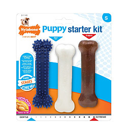 nylabone Starter Kit Jouet à Mâcher pour Les Chiots Jusqu'à 11 kg 