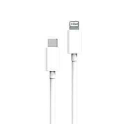 My Way Myway Câble Lightning vers USB-C Charge 60W et Synchronisation 1m Blanc