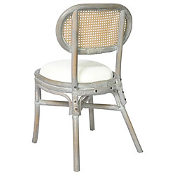 Acheter vidaXL Chaises à manger lot de 4 gris Lin