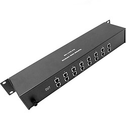 Bematik Parasurtenseur RJ11 RJ12 téléphone 10KA 110V 16 ports rack à 4 broches 19