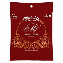 M165 CLASSICAL MAGNIFICO Premium 80/20 Bronze Silverplated à boucle Tirant Fort Martin Strings