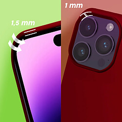 Coque pour iPhone 14 Pro Max Semi-rigide Fine Intérieur Doux Moxie framboise pas cher