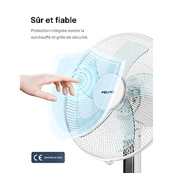 Avis PELONIS Ventilateur sur Pied Silencieux avec Télécommande