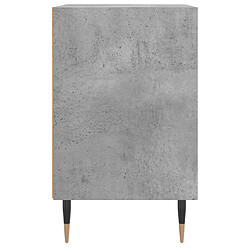 Acheter vidaXL Table de chevet gris béton 40x30x50 cm bois d'ingénierie