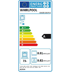 Four intégrable multifonction 73l 60cm a pyrolyse inox - oakz9156pix - WHIRLPOOL