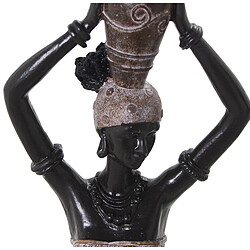 Figurine Décorative Alexandra House Living Marron Plastique Africaine 9 x 12 x 42 cm