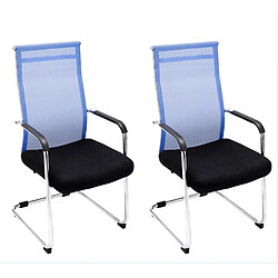 Non Lot de 2 chaises visiteurs Brenda 