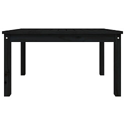 Acheter vidaXL Table de jardin noir 82,5x50,5x45 cm bois massif de pin