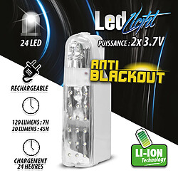 Led Light Lampe de secours portative 24 Leds - Anti blackout