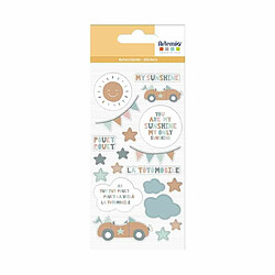 Artemio Autocollant puffies voiture - Jolies comptines 