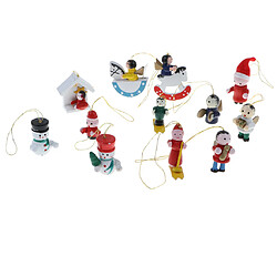 Acheter 12pc pendentif décorations suspendues ornement d'arbre de noël pour style maison 2