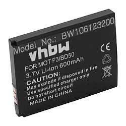 vhbw Li-Ion batterie 700mAh (3.7V) pour combiné téléphonique téléphone fixe AVM Fritz! Fon C5 remplace 312BAT006, 100402 