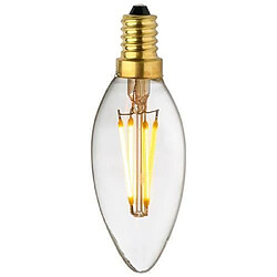 Magneticland Ampoule Lampe E14 LED Filament droits 4W classique verre clair 