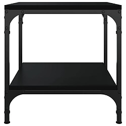 Acheter vidaXL Table d'appoint Noir 40x40x40 cm Bois d'ingénierie