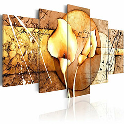 Paris Prix Tableau Imprimé The Secret of Calla Lily Gold 50 x 100 cm 