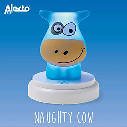 Acheter Alecto Veilleuse à LED Naughty Cow Bleu