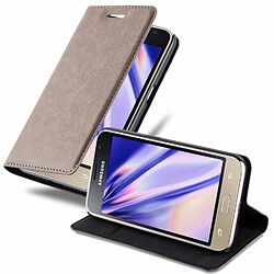 Cadorabo Coque Samsung Galaxy J1 2016 Etui en Brun