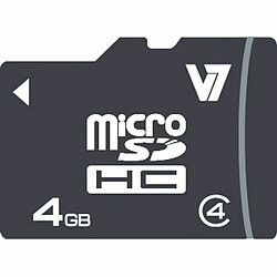 Carte Micro SD V7 VAMSDH4GCL4R-2E 4GB 4 GB 