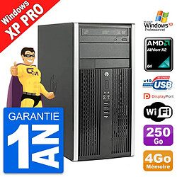 PC Tour HP 6005 Pro CMT AMD Athlon II X2 RAM 4Go Disque Dur 250Go Windows XP · Occasion 