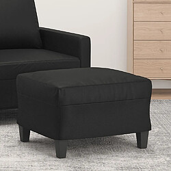 Maison Chic Repose-pied,Tabouret confortable Noir 60x50x41 cm Similicuir -MN36890