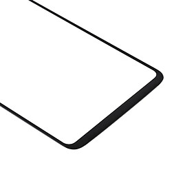 Wewoo Lentille extérieure en verre pour OnePlus 6 noir pas cher