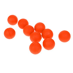 Avis 10 Pièces PU Mousse éponge Entraînement De Golf Balles Molles Balles De Pratique De Golf Orange