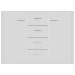 Acheter Maison Chic Buffet,Meuble de Rangement,commode pour salon,Cuisine Blanc 88x30x65 cm Bois d'ingénierie -MN81943