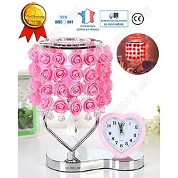 Tech Discount TD® reveil parfum roses avec lampe huiles essentielles guirlande lumineuse led interieur exterieur déco anniversaire fleur articiell 