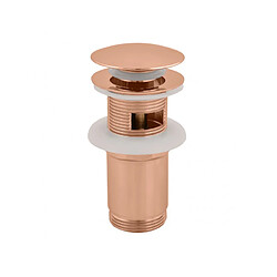 Rav Bonde pour lavabo et évier en laiton rose gold poli 6,5 cm