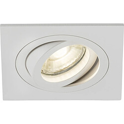 KNIGHTSBRIDGE Ambar Single Tilt Downlight Carré Blanc - AMA1TSW 