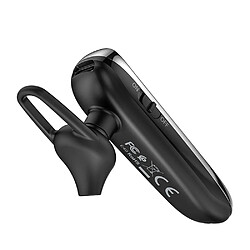 Universal E49 casque sans fil Bluetooth d'affaires, téléphone portable de voiture, musique haut-parleur, appelé casque avec microphone noir.(Le noir)