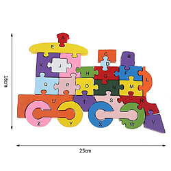 Universal Puzzle alphabétique Carlisle, bloc alphanumérique en bois, jouet pour les enfants. pas cher