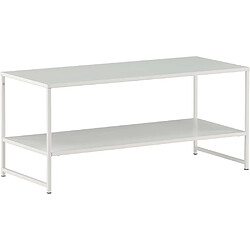 Venture Home Table basse en acier Staal blanc.