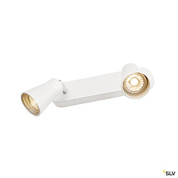 AVO, applique et plafonnier intérieur, double, blanc, GU10/QPAR51, 2x 50W max - SLV