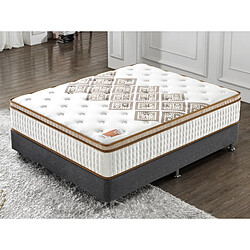 Sensoreve Matelas N°1 Errakis 120x190cm RESSORTS ENSACHÉS individuellement - Épaisseur 28cm- Indépendance de couchage